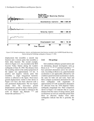 Earthquake ground motion and response spectra (Bijan Mohraz, Fahim ...