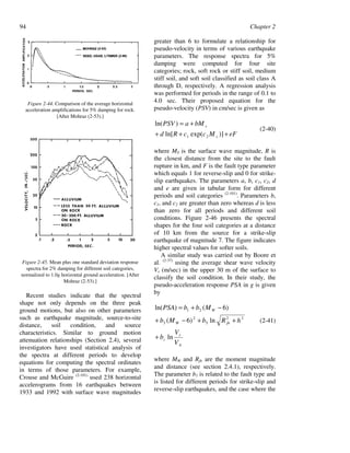 Earthquake ground motion and response spectra (Bijan Mohraz, Fahim ...