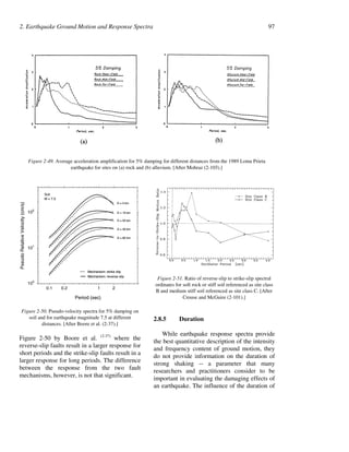 Earthquake ground motion and response spectra (Bijan Mohraz, Fahim ...