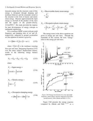 Earthquake ground motion and response spectra (Bijan Mohraz, Fahim ...