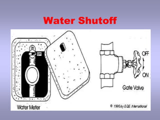 Check chimneys, roofs, and wall foundations for stability