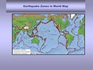 Earthquake Zones in World Map