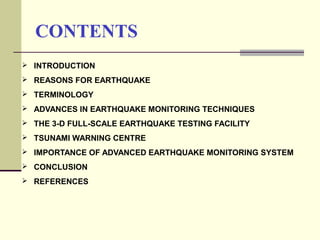 Earthquake ppt | PPT
