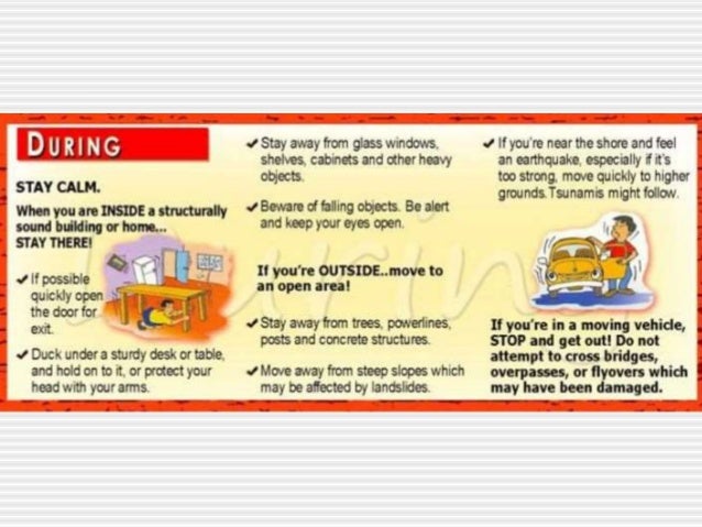 Earthquake preparedness