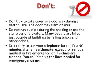 Earthquake presentation | PPT