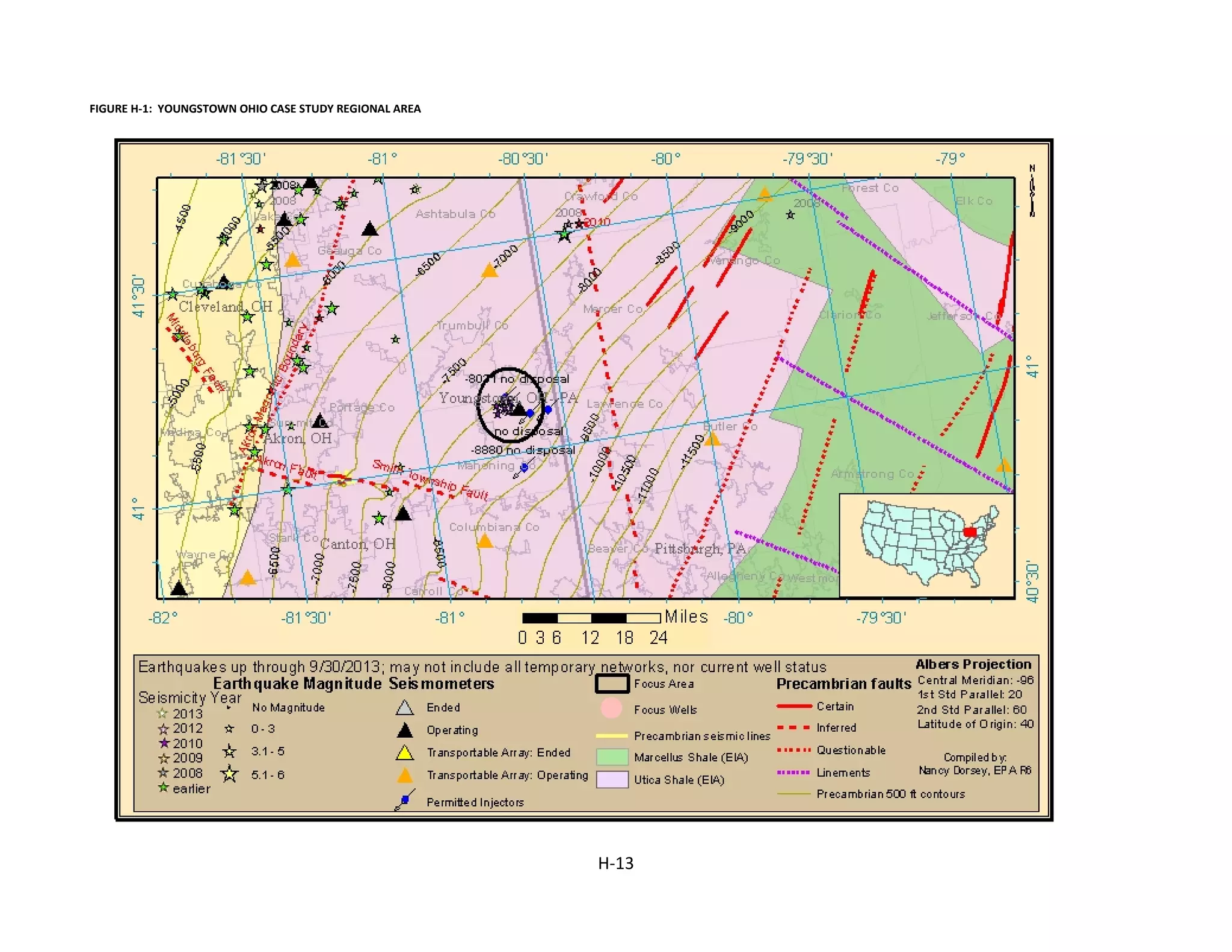 FIGURE H-1: YOUNGSTOWN OHIO CASE STUDY REGIONAL AREA
H-13
 