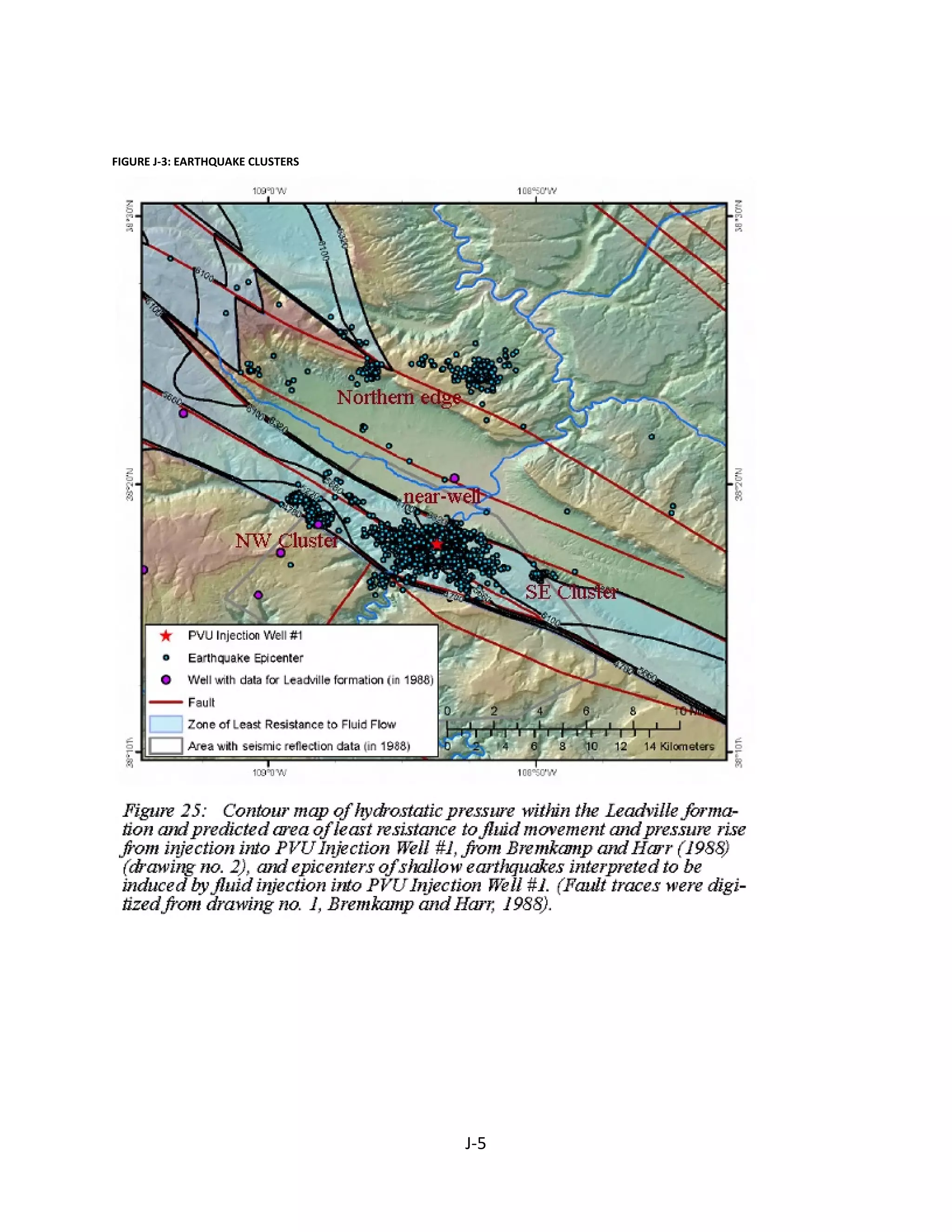 FIGURE J-3: EARTHQUAKE CLUSTERS
J-5
 
