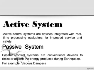 Earthquake resistance structures | PPT