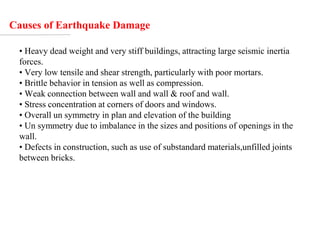 Earthquake Resistant Structure (Seismic Analysis) | PPTX