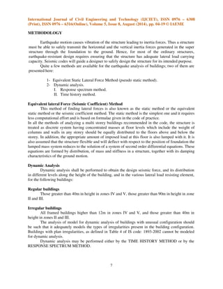 Earthquake risks and effective of earthquake load and wind load on ...