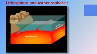 Lithosphere and Asthenosphere :
 