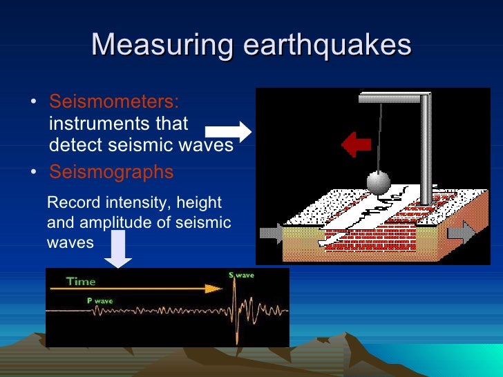 Earthquakes seismograph transverse wave diagram 