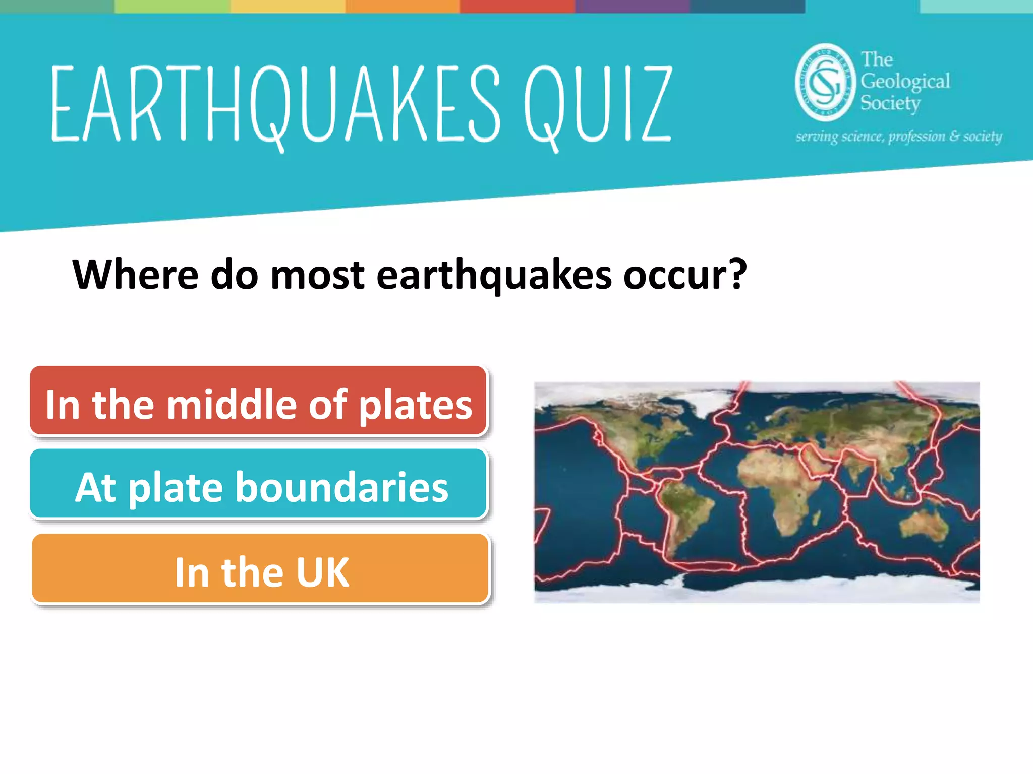 Earthquakes ks2