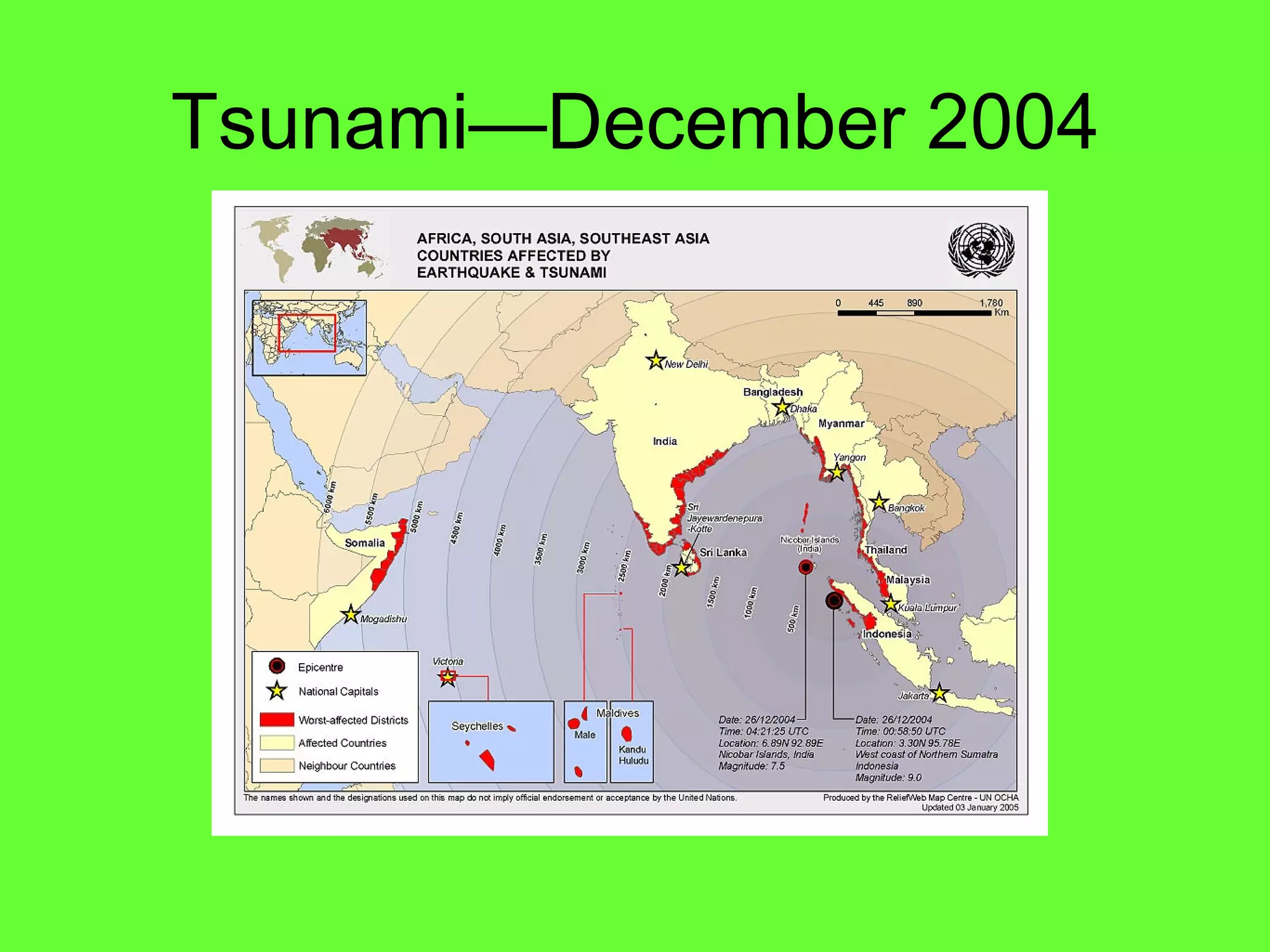Tsunami—December 2004 