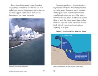 Earthquakes, volcanoes and tsunamis | PDF