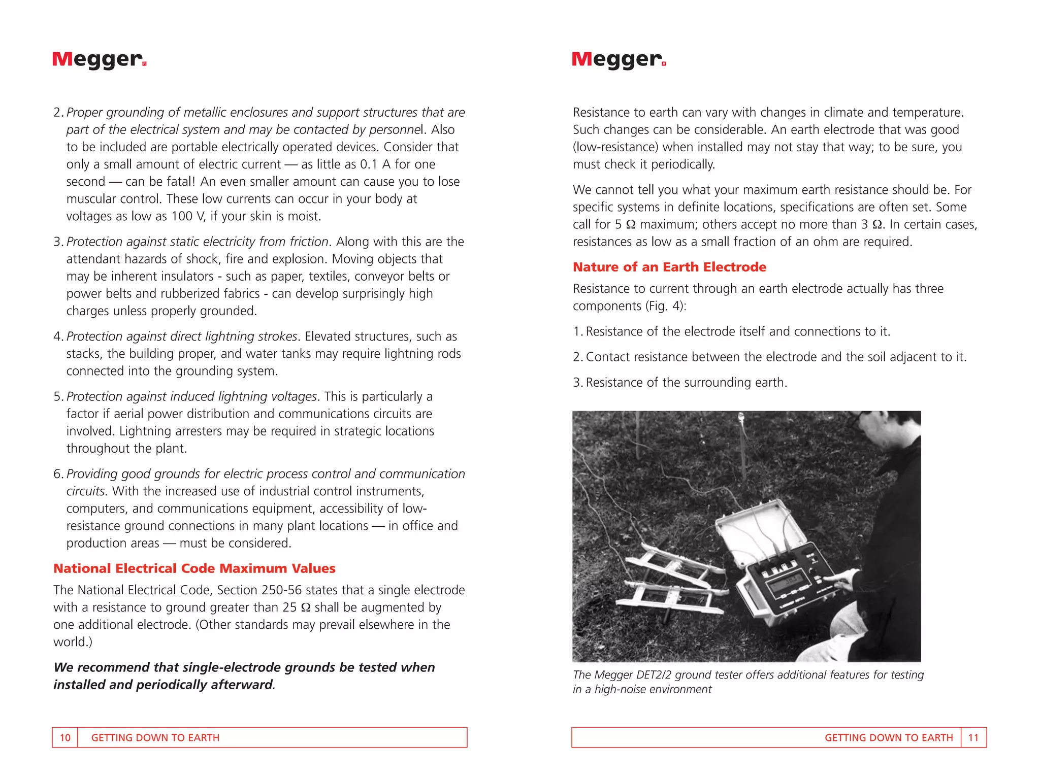Earth Resistance Testing | PDF