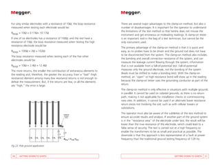 Earth Resistance Testing | PDF