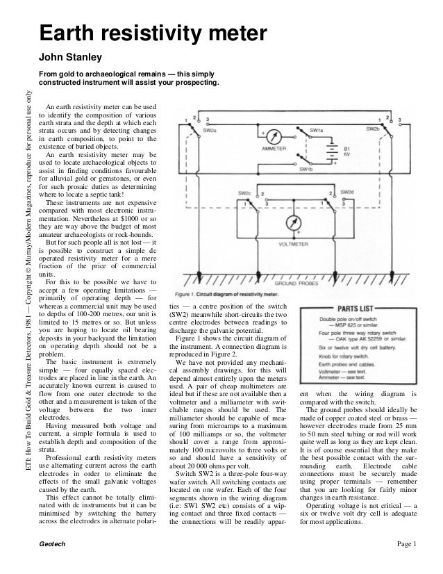 Earth resistivity meter part 2 [john m. stanley]