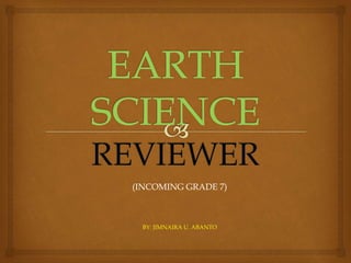 Earth Science reviewer | PPTX
