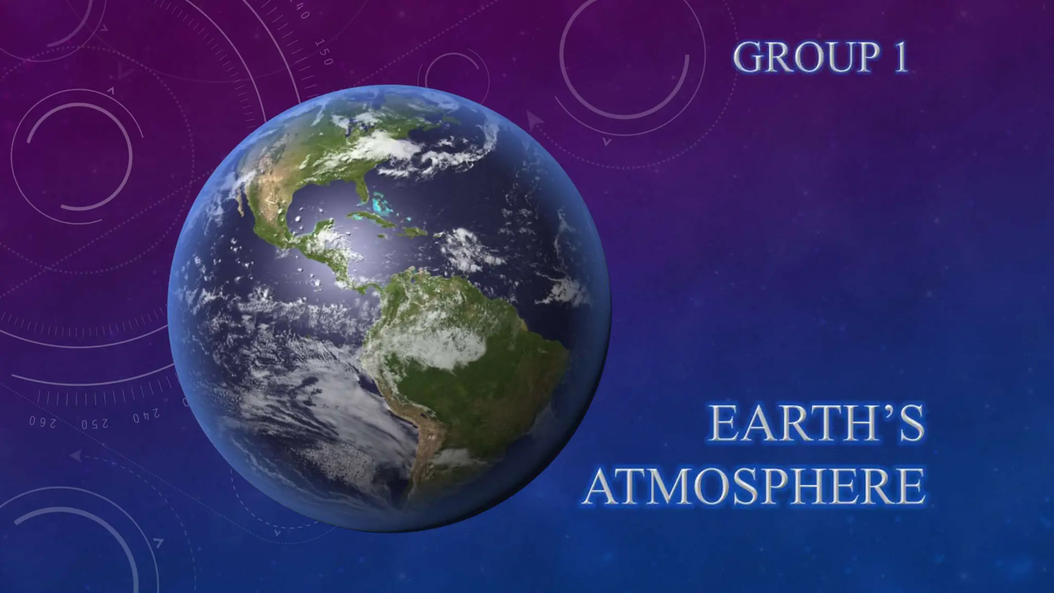 The EARTH's Atmosphere and major components PPT