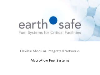 Flexible Modular Integrated Networks
MacroFlow Fuel Systems
 