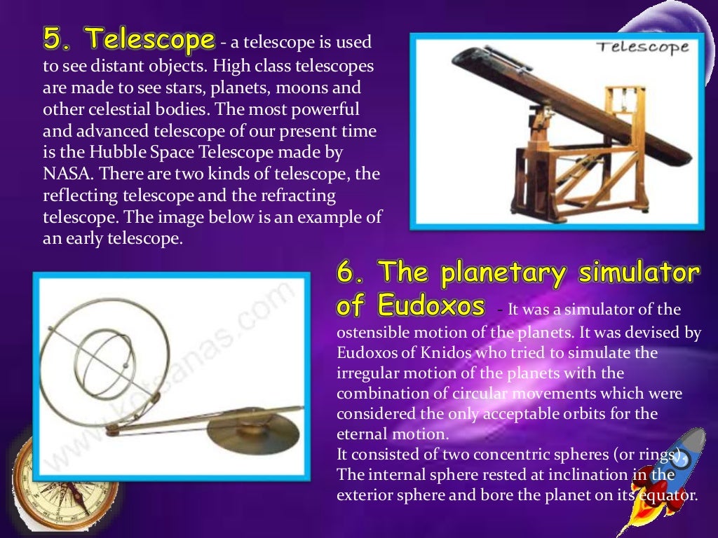 Early Astronomical Instruments