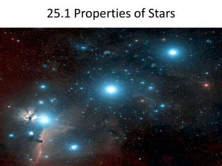25.1 Properties of Stars  