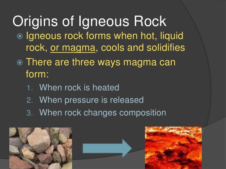 Earth Science 2 2 Igneous Rock