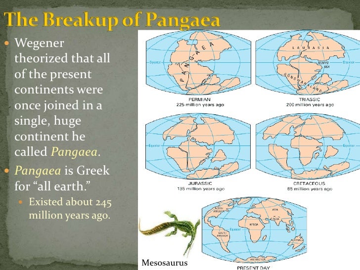 Earth Science 4.2 Restless Continents