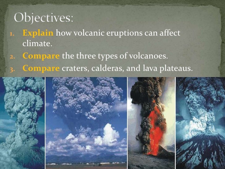 Earth Science 6.2 : Effects of Volcanic Eruptions