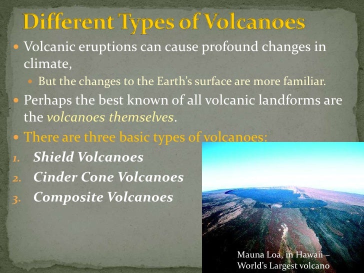 Earth Science 6.2 Effects of Volcanic Eruptions
