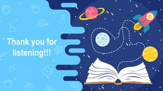 Thank you for
listening!!!
 