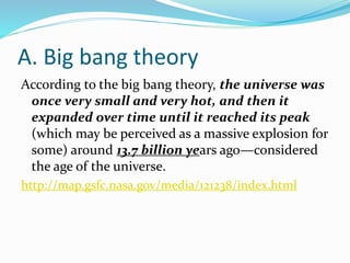Earth science the origin of the universe | PPTX