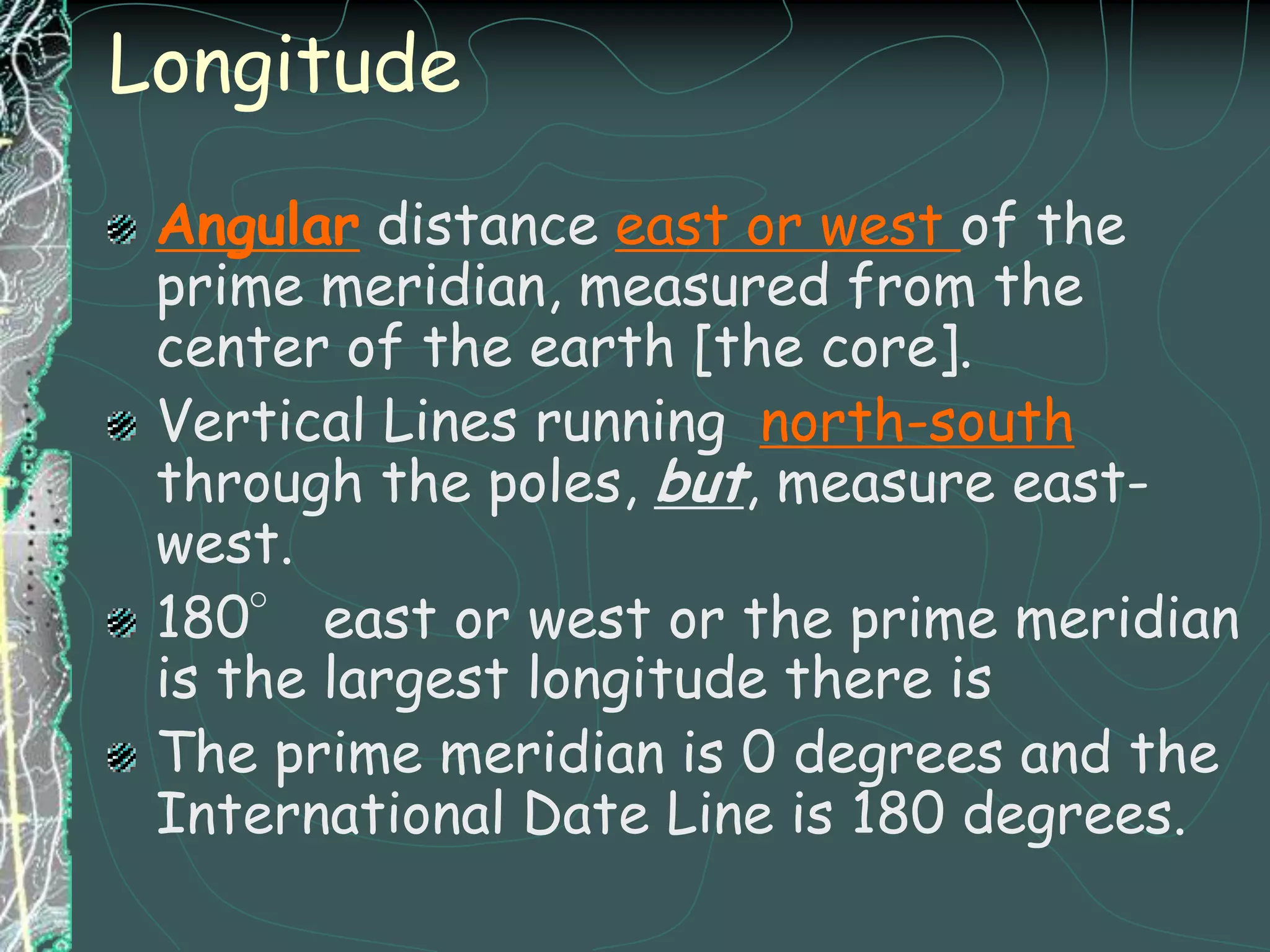 if you drive east or west along a line of latitude, the altitude of Polaris remains the same