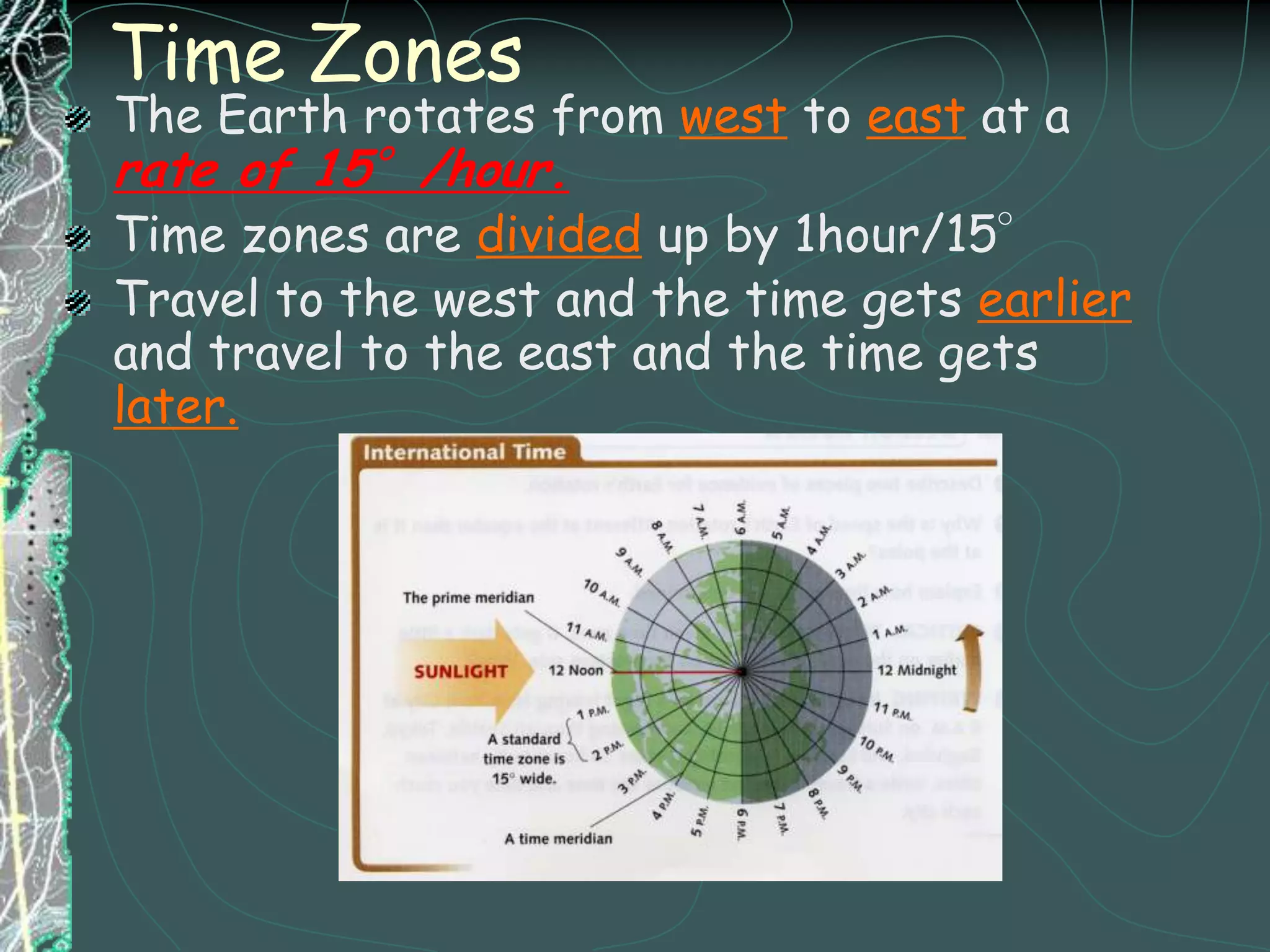 Each degree is divided into 60 equal parts called minutes.