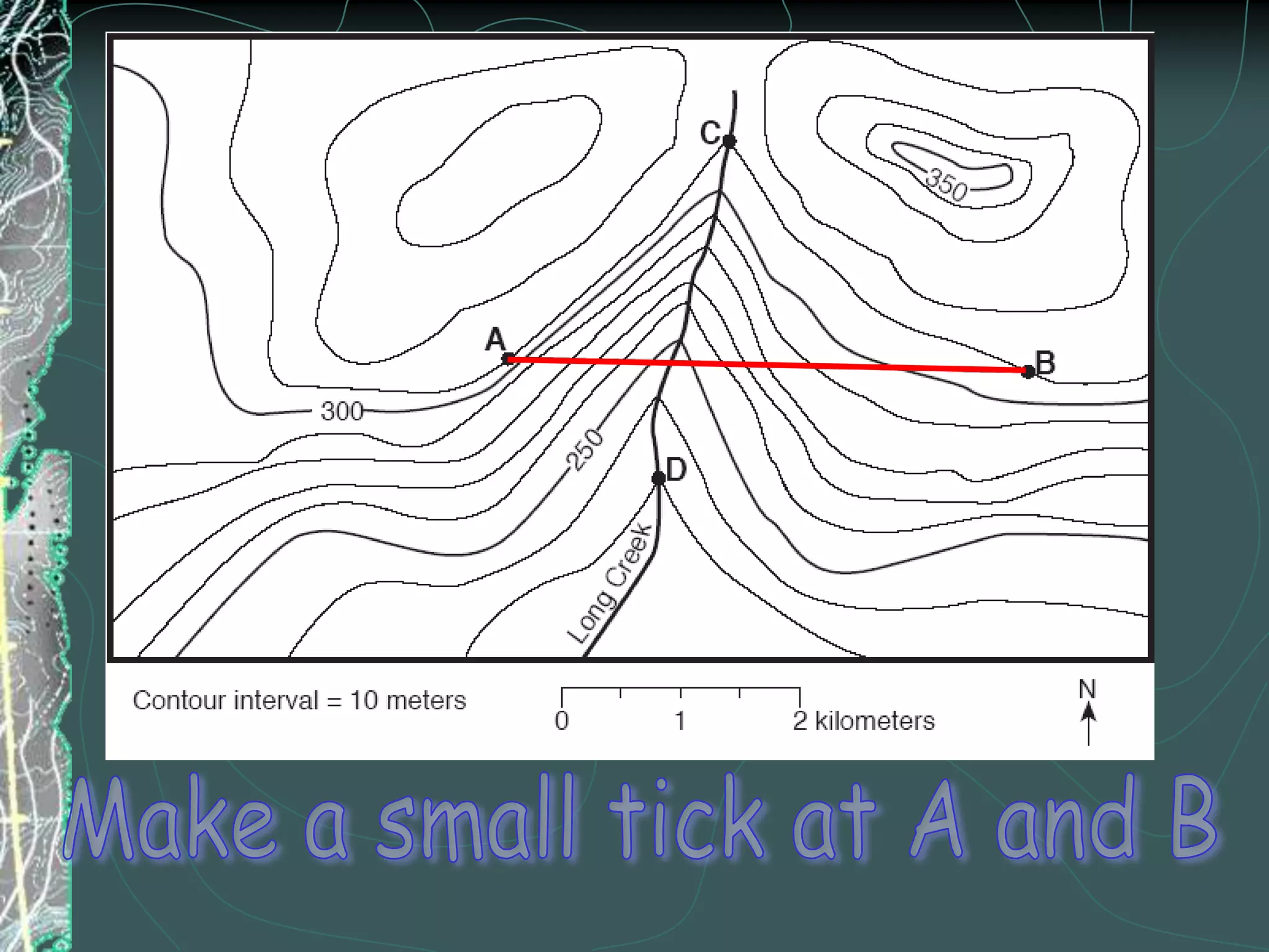 100m   90m	  10km=9m/km10m100m – 10m      10km==10kmGradient –a measure of how a field value changes with distance.Gradient = Change in field value        Distance