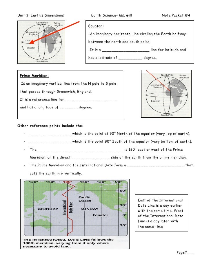 Earth's dimensions np1