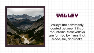 Valley Examples Earth's Landforms Educational Presentation.pdf