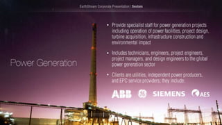 Earth Stream Corporate Presentation