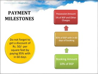 PAYMENT MILESTONES 