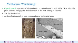 Earth surface processes md. yousuf gazi | PDF