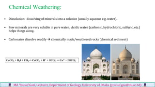 Earth surface processes md. yousuf gazi | PDF