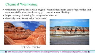 Earth surface processes md. yousuf gazi | PDF