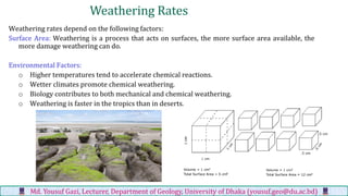 Earth surface processes md. yousuf gazi | PDF