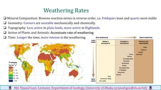 Earth surface processes md. yousuf gazi | PDF