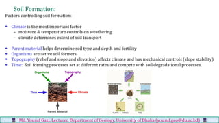 Earth surface processes md. yousuf gazi | PDF