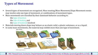 Earth surface processes md. yousuf gazi | PDF