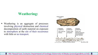 Earth surface processes md. yousuf gazi | PDF