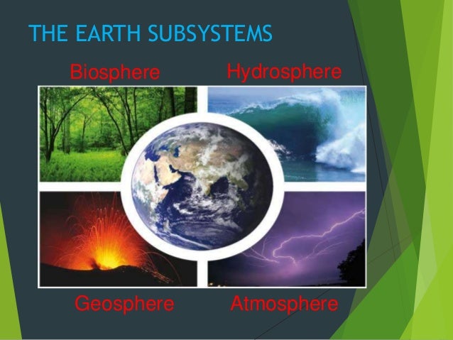 essay about earth subsystem