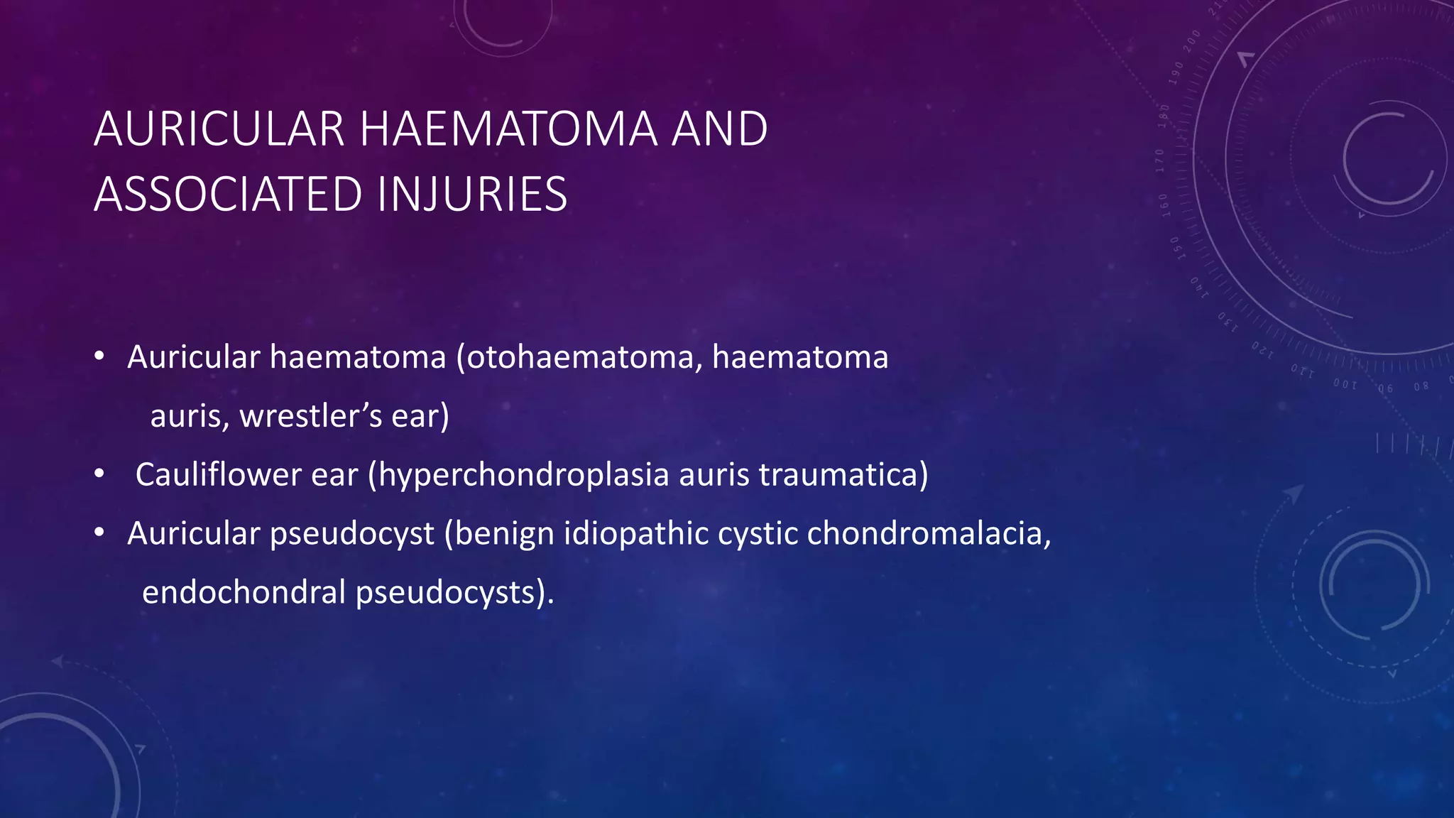 Ear trauma | PPTX